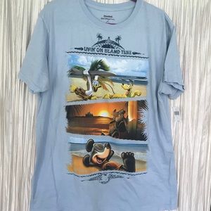Authentic Disney Livin On Island Time Tee-NWT